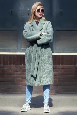 Пальто из меха кёрли К01 купить в Москве с гарантией качества