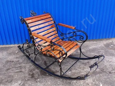 Кованое кресло-качалка от производителя