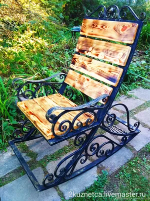 Кованые кресла-качалки – заказать на Ярмарке Мастеров – 2P70DBY | Элементы  экстерьера, Москва