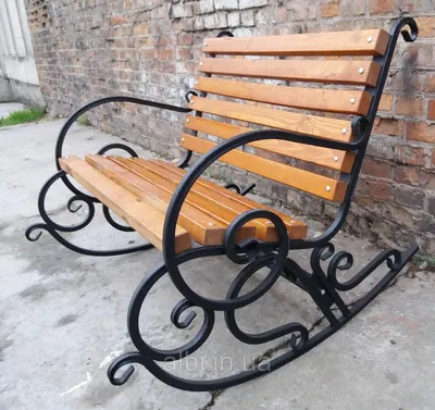 Кресло-качалка кованое 1м: продажа, цена в Запорожье. Кресла-качалки от \"TM  ALBI\" - 687761887