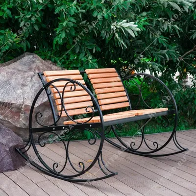 Кресло-качалка из металла разборное 881-42R цена 20 550 руб. Inkovka.ru