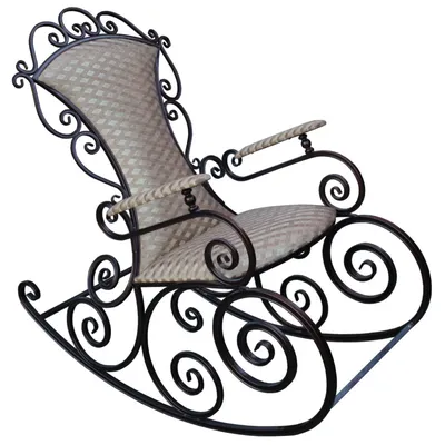 Купить Кресло-качалка «Ажур» Кованые кресла, в Туле недорого