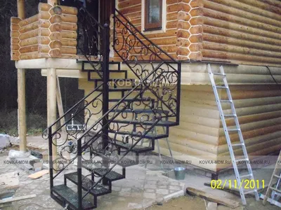 Изготовление кованых лестниц | Готовые перила для лестницы с художественной  ковкой (Руза)
