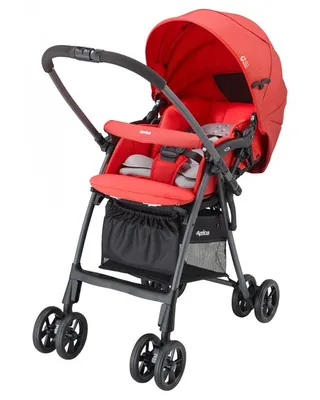 Прогулочная коляска Aprica Luxuna Light CTS Cheerful Red. Коляска  прогулочная для детей по лучшей цене.