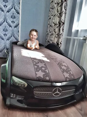 Детская кровать-машина Futuka Kids Mercedes NEO 3D - «Офигенная и супер  реалистичная кровать-машина.» | отзывы