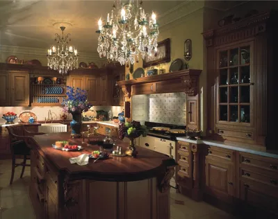 Кухня в викторианском стиле фото