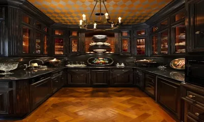 Кухня в викторианском стиле - 35 фото