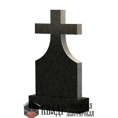 Памятник крест из гранита на могилу форма 5 | мастерская Квадр