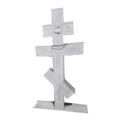 Памятник из мрамора Крест купить в Иркутске, цена, фото