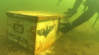 Находки под водой времен ВОВ. - YouTube
