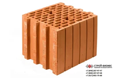 Керамический блок Керакам 25ХЛ КПТВ IV) М125-150 380x250x219 - 144.0 руб.  Купить кирпич и керамические блоки в Самаре