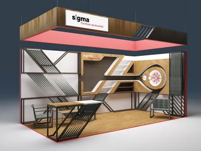 Выставочный стенд Sigma : Дизайн сайта, брендинг, дизайн интерьера — РА  Лайм — дизайн студия интерьеров, любые дизайнерские и рекламные услуги