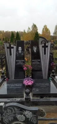 Памятник на двоих №6 купить в Москве - Гранит Сфера