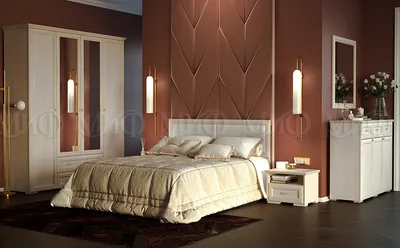 Спальня Парма вариант-1, сандал светлый – купить в интернет-магазине  «Мебель на дом», Санкт-Петербург