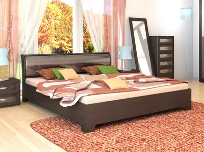 Модульная спальня Парма (Кураж-мебель) недорого купить в Москве с быстрой  доставкой по цене производителя. | Модульные спальни от производителя  Кураж-мебель