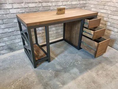 Купить Стол компьютерный LOFT TABLE-10 | Мебель в Стиле Лофт - EasyLoft