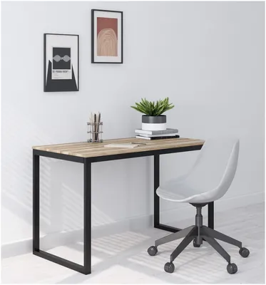 Письменный стол компьютерный стол офисный стол в стиле ЛОФТ FLAT 120х60х75  см — купить в интернет-магазине по низкой цене на Яндекс Маркете