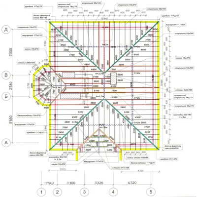 Стропильная система мансардной крыши: чертежи, устройство, элементы,  инструкция, видео и фото