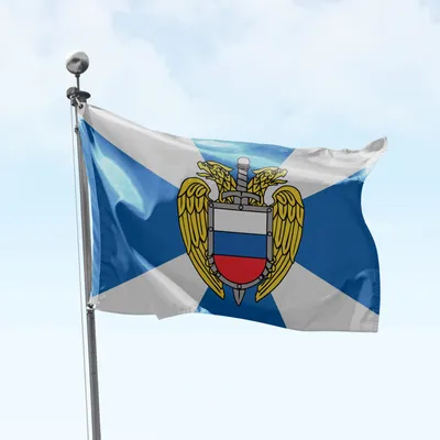 Флаг ФСО на сетке
