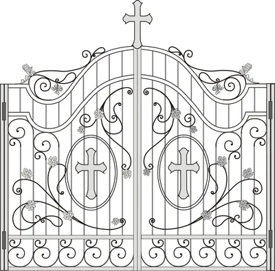 Кованые ворота для храма в Муравленко – «Интеграл»