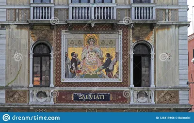 Salviati Венеция редакционное фото. изображение насчитывающей фрески -  128419466