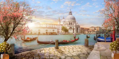 Фреска «Весна в Венеции»