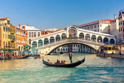 Фрески на стену Венеция, архитектура, город, aртикул: 2565 мост в Венеции