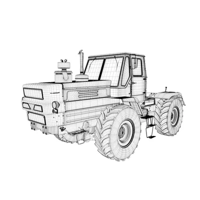 Трактор Т-150 3D Модель $24 - .obj .fbx .c4d .3ds - Free3D