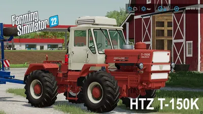 Мод на трактор ХТЗ Т-150К для игры Farming Simulator 22