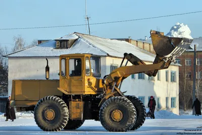 Редкий советский фронтальный погрузчик