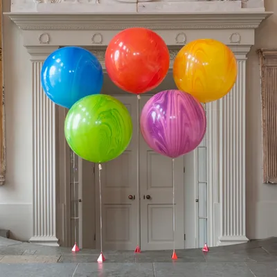 🎈 Большой воздушный шар-гигант Агат (цвет на выбор) 🎈: заказать в Москве  с доставкой по цене 2620 рублей