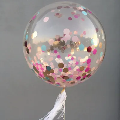 Шар-гигант с конфетти #2 - заказать в интернет-магазине воздушных шаров  ФлайСПб