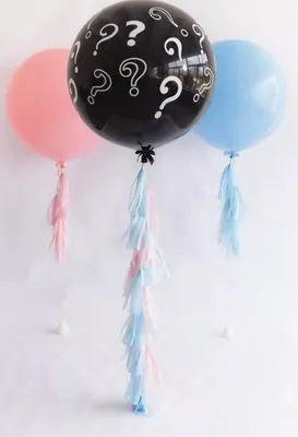 Шары гиганты на вечеринку по определению пола - воздушные шары с доставкой