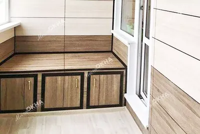 Шкаф на балкон купите на заказ цена 5900 р/м2 | МосгорОкна