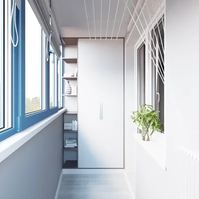 Шкаф на балкон в современном стиле - 74 фото