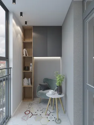 Шкаф на балкон — универсальное место хранения и зона отдыха для балкона,  фабрика мебели Сезам