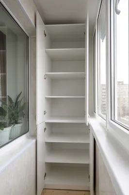 Пластиковый шкаф на балкон - 70 фото