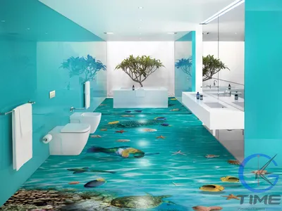 Наливной пол в ванной комнате - 92 фото создания пола Вашей мечты