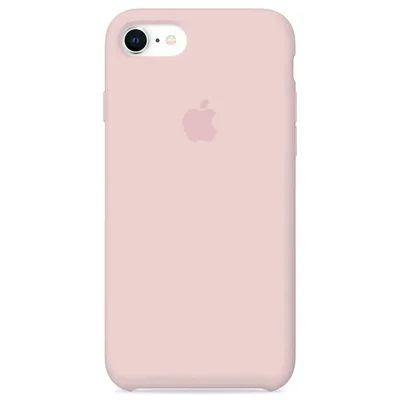 Силиконовый чехол для смартфона Silicone Case для Apple iPhone 7, розовый  песок — купить в интернет-магазине OZON с быстрой доставкой