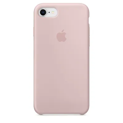 Apple Silicone Case для iPhone 8/7 розовый песок