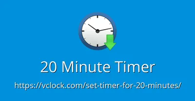 20 Minute Timer - Online Timer - Countdown