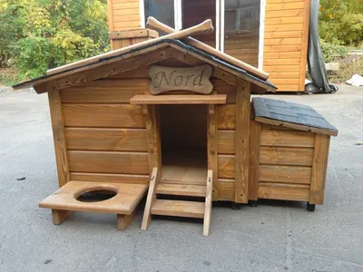Утепленная будка для собаки купить в Киеве и Украине