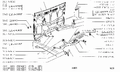 Капот - Каталог запчастей ВАЗ 2107 (каталог 1990 г.) / sklad - магазин  автозапчастей