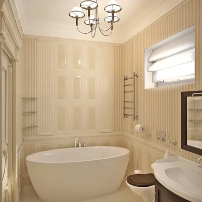 Дизайн ванной комнаты классика фото » Картинки и фотографии дизайна  квартир, домов, коттеджей