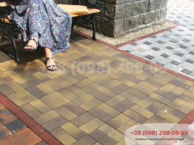 Тротуарная плитка Кирпич без фаски Генуя купить в Киеве в интернет-магазине  FVB