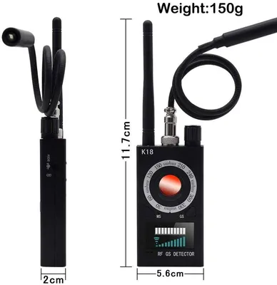 Детектор жучков и скрытых камер gps трекеров Coten K18 anti spy, цена 1795  грн — Prom.ua (ID#1556074632)