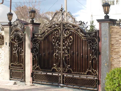 Кованые ворота в Крыму | Изготовление и монтаж ворот | Ковка ворот в  Симферополе