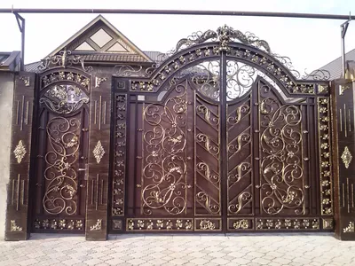 Кованые ворота от компании Артремесло