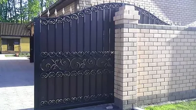 Ворота кованые 005 - купить в Москве