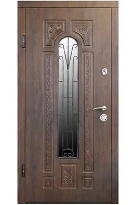 ▻ Купить двери с ковкой и стеклом Кордон 139-1 | Для дома | Bazza-E